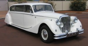 Jaguar 1951 limousine front side view