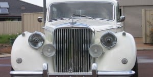 Jaguar Limousine front view